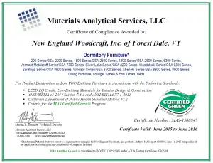MAS Certificate
