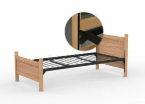 Tooless EZ Lock Bed Assembly